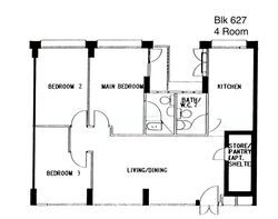 Blk 627 Woodlands Avenue 6 (Woodlands), HDB 4 Rooms #565684391